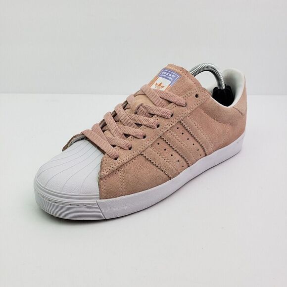 Adidas Superstar Vulc ADV Mens Sz 6.5 Womens Sz 7.5 Pale Pink Suede Skate Shoes main image 5